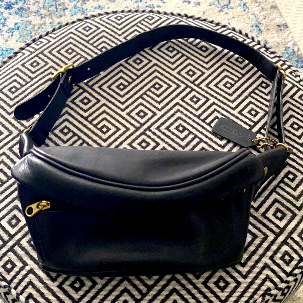 Vintage Coach leather waist bag